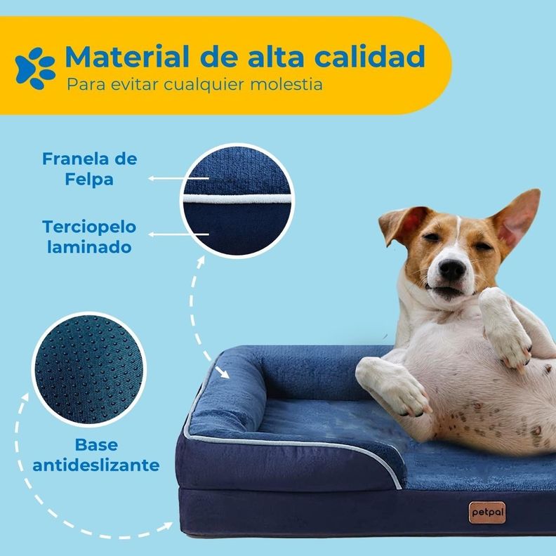Cama Ordopedica Para Mascota Perros Y Gatos Mediana - PetPal-5