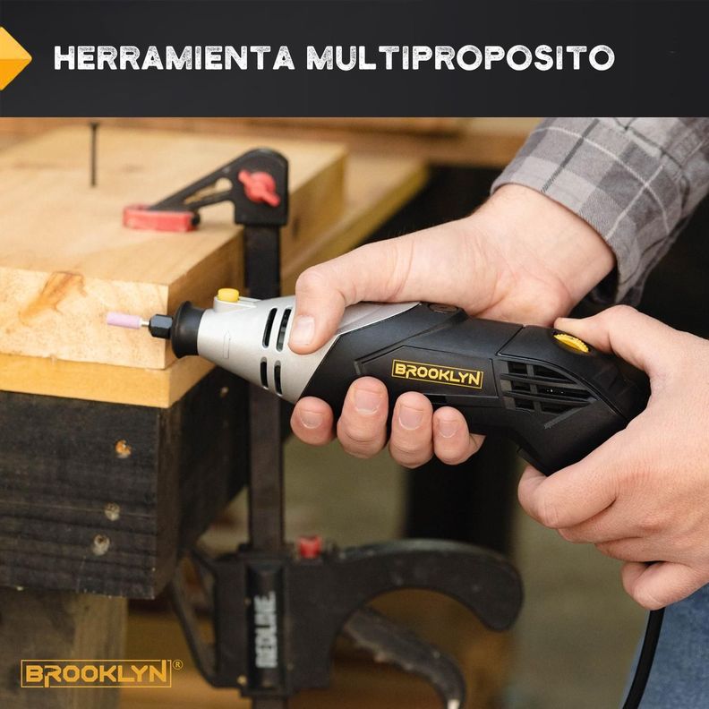 Herramienta Rotativa 170W tipo Dremel Set con 40 accesorios-1