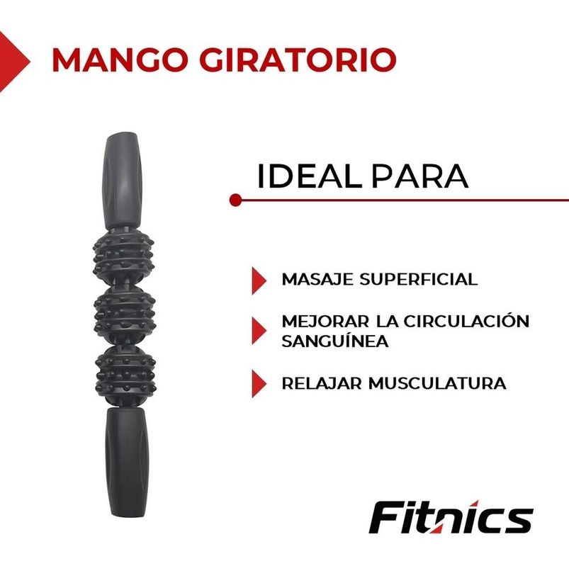 Rodillo +Set Completo Elongacion Masaje Fitnics Roller Foam-3