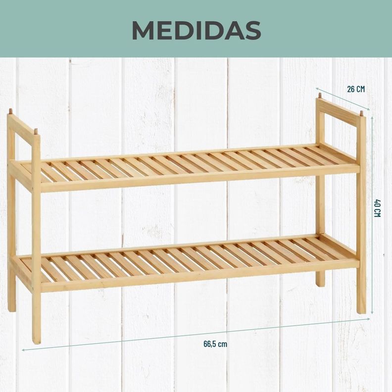 Rack Zapatero Mueble Organizador Zapatos Multiuso CasaTua-6