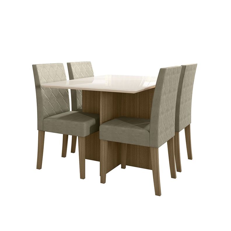 JUEGO DE COMEDOR 4 SILLAS HOME MOBILI HALOS-0