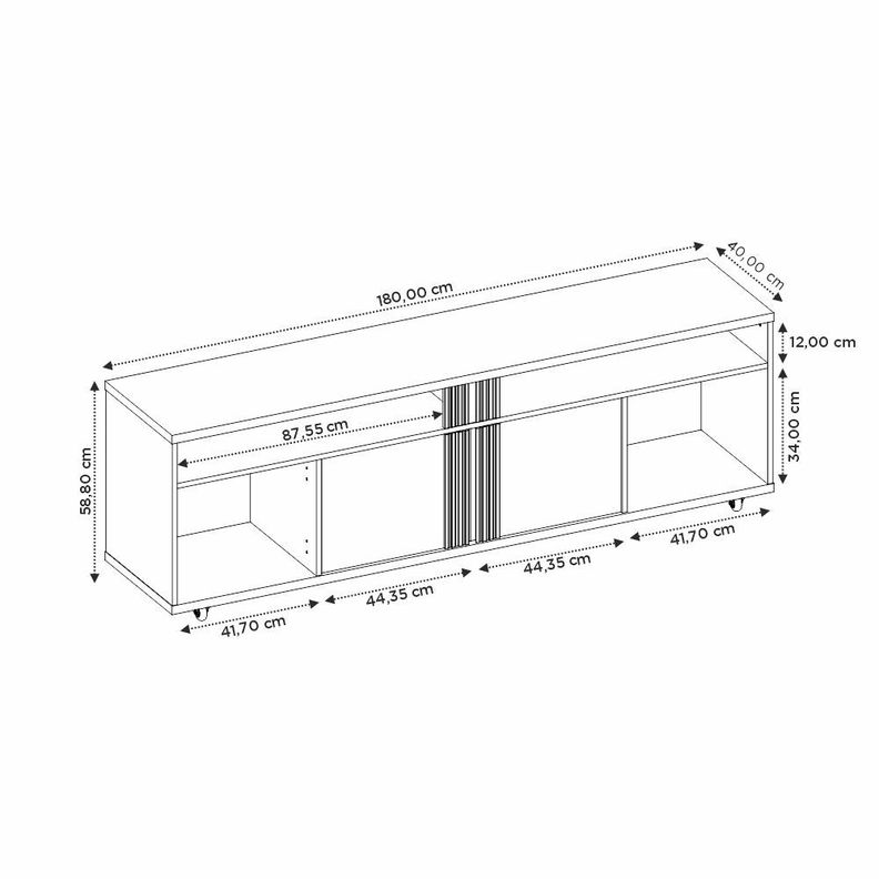RACK TV 70' 2P CASE-5