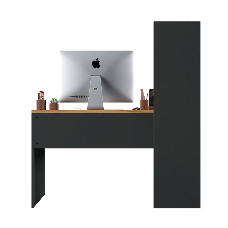 ESCRITORIO CON REPISAS HOME MOBILI FEYS NEGRO-3
