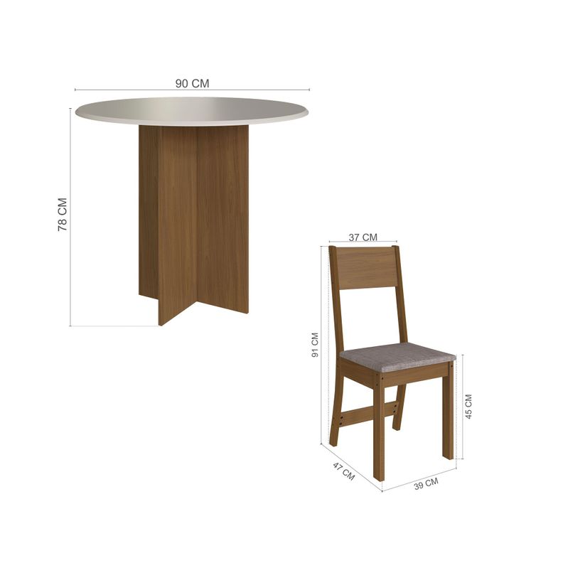 JUEGO DE COMEDOR 4 SILLAS ANDY-3