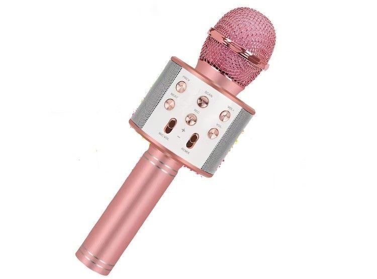 Micrófono Parlante Inalámbrico Karaoke Ws-858l-0