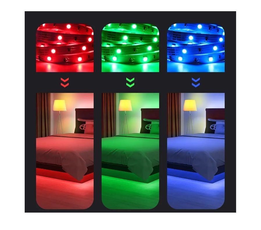 Cinta Led Rgb Flexible 5 Metros Con Control Remoto-2