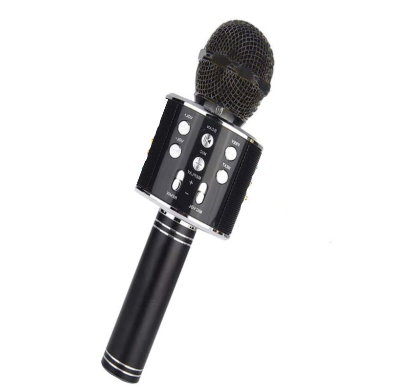 Micrófono Parlante Inalámbrico Karaoke Ws-858l-0
