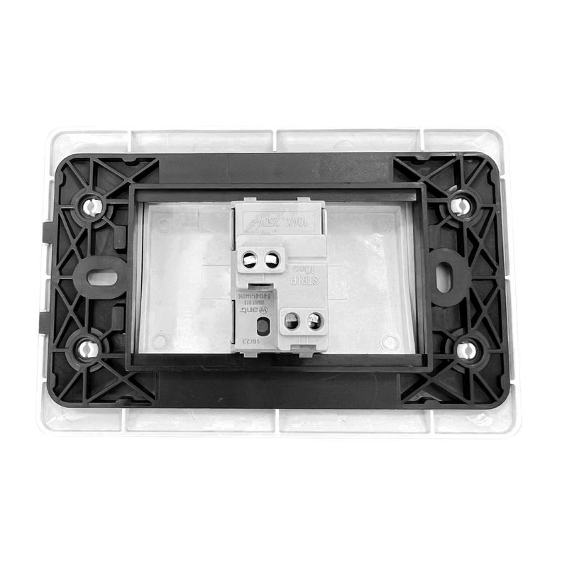Pack 3 Interruptor Simple 9/12 10A 250V Blanco-4