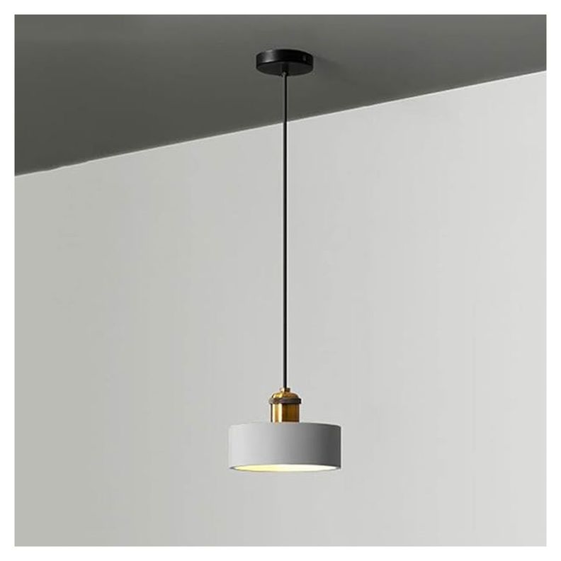 Lámpara Colgante Moderna Blanco Morava E-27 Ampolleta Fría-1