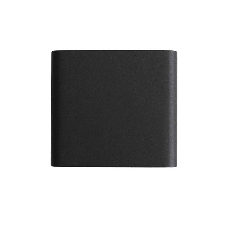 Apliqué LED de Pared Cuadrado 3W Cálido Negro-2