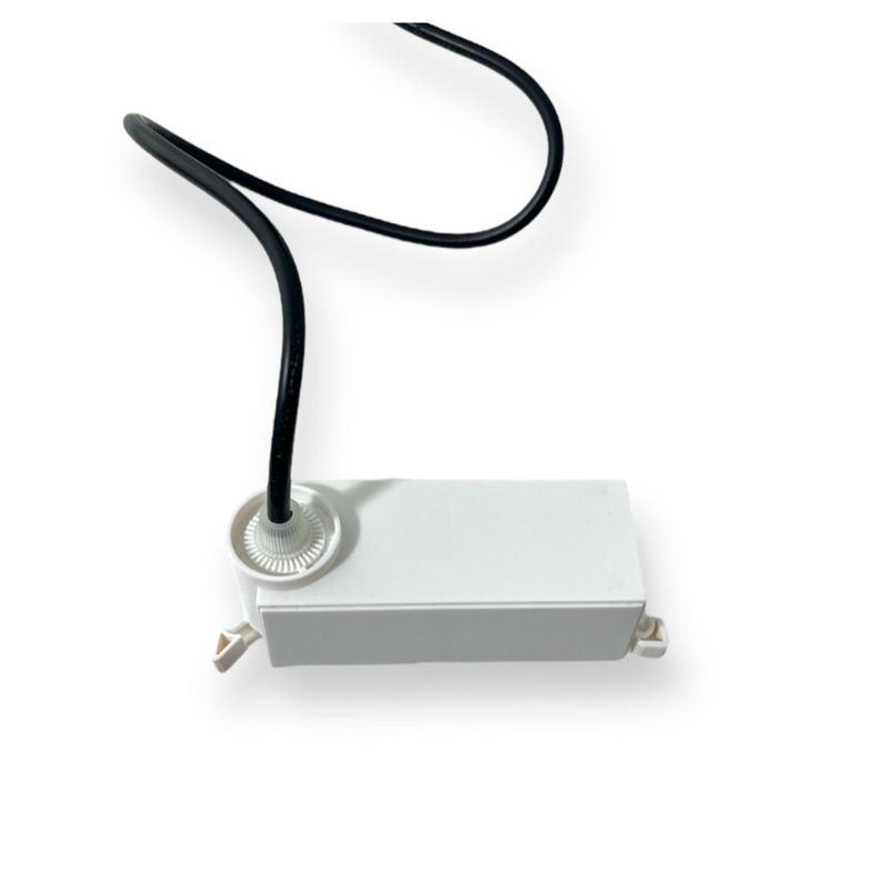 Lámpara Colgante A Riel Moderna Blanco Morava E-27 Ampolleta Fría-2