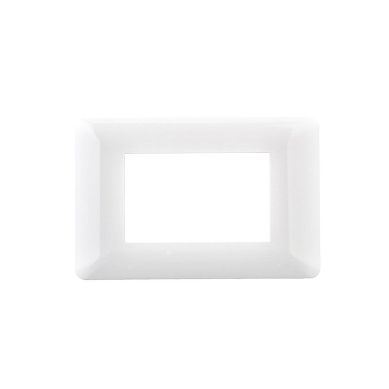 Pack 3 Placa Triple Con Soporte Blanco-1