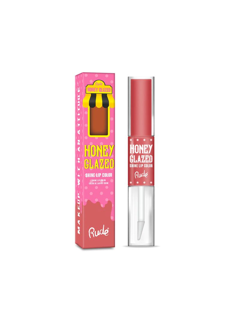 Labial mate y brillo “Honey Glazed”Sprinkled - Rude-0