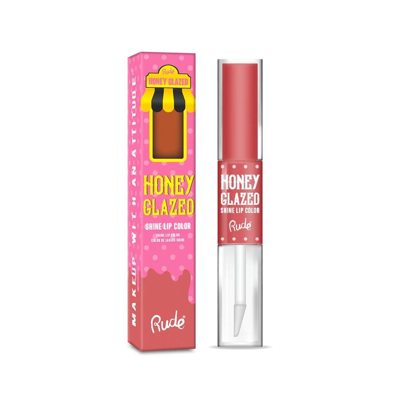 Labial mate y brillo “Honey Glazed”Sprinkled - Rude-1