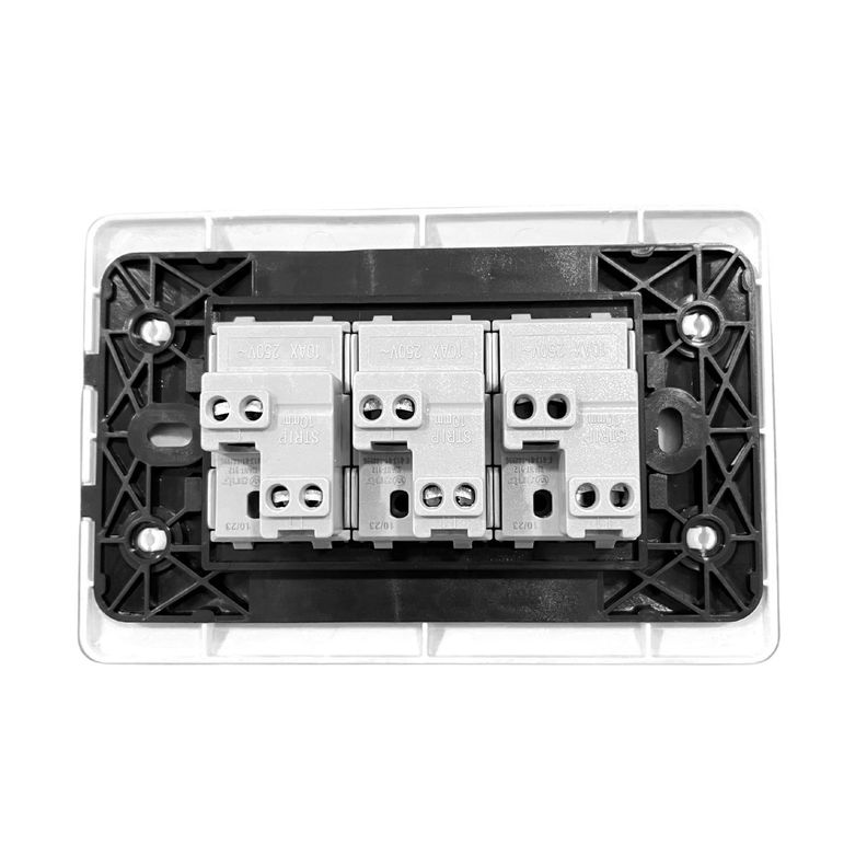 Interruptor Triple 9/12 10A 250V Blanco-2