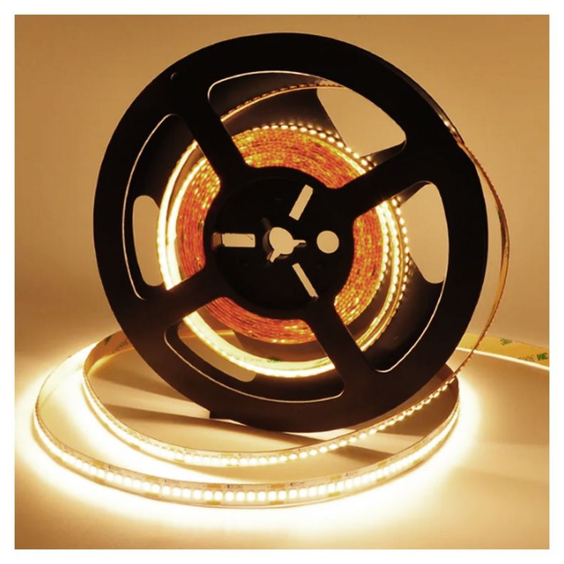 Cinta LED Decorativa Adhesiva 5M 12V IP20 20W/M 240LED/MT Cálido-2