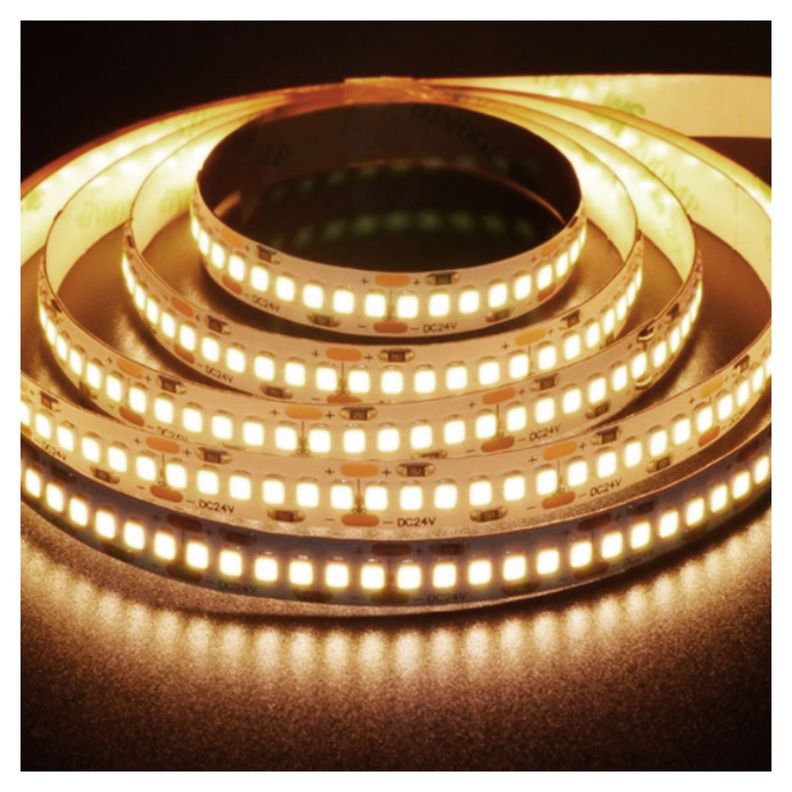 Cinta LED Decorativa Adhesiva 5M 12V IP20 20W/M 240LED/MT Cálido-4