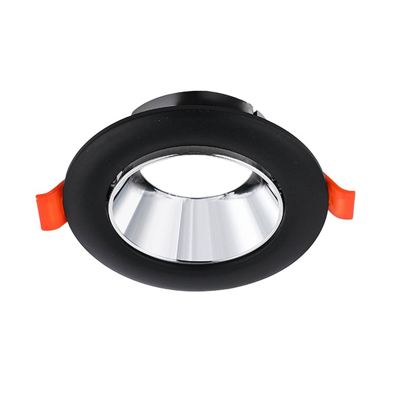 Foco Spot Porta GU-10 "LED Track Light" 9 cm - Negro/Plateado-2