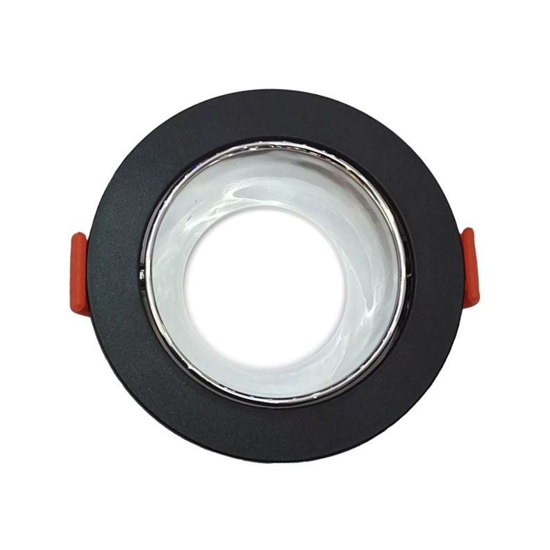 Foco Spot Porta GU-10 "LED Track Light" 9 cm - Negro/Plateado-4