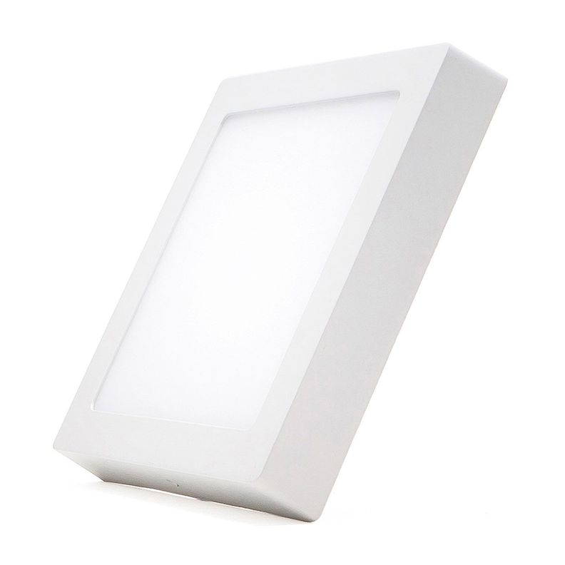 Pack 5 Panel Cuadrado LED ECO Sobrepuesto Blanco 6W Frío-1