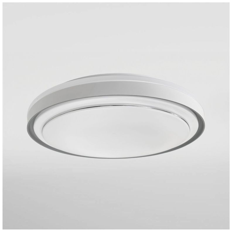 Lámpara LED C/Control 3 Colores 48w Borde Gris Taurus I-0