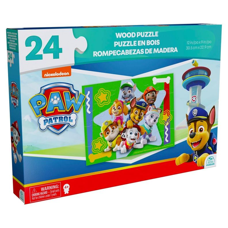 Rompecabezas Madera 24 piezas-Paw Patrol-0
