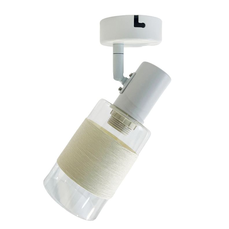 Pack 3 Foco Apliqué Sobrepuesto Simple E-14 Zaurak Blanco Ampolleta Cálida-3