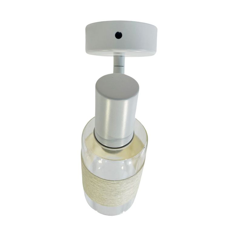 Pack 3 Foco Apliqué Sobrepuesto Simple E-14 Zaurak Blanco Ampolleta Cálida-4