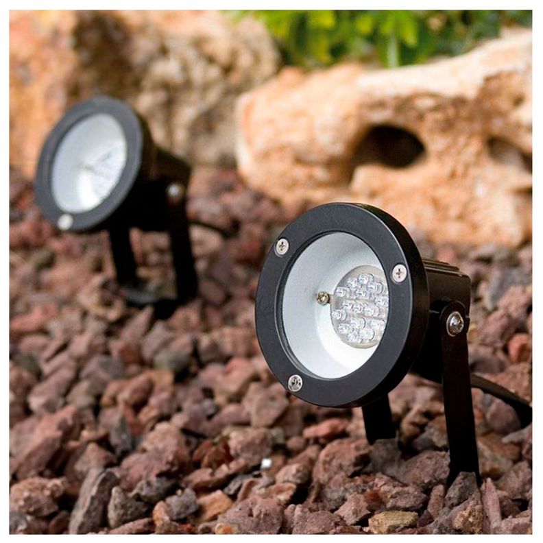 Foco LED Estaca Jardín 5W 3000K Pequeño-6