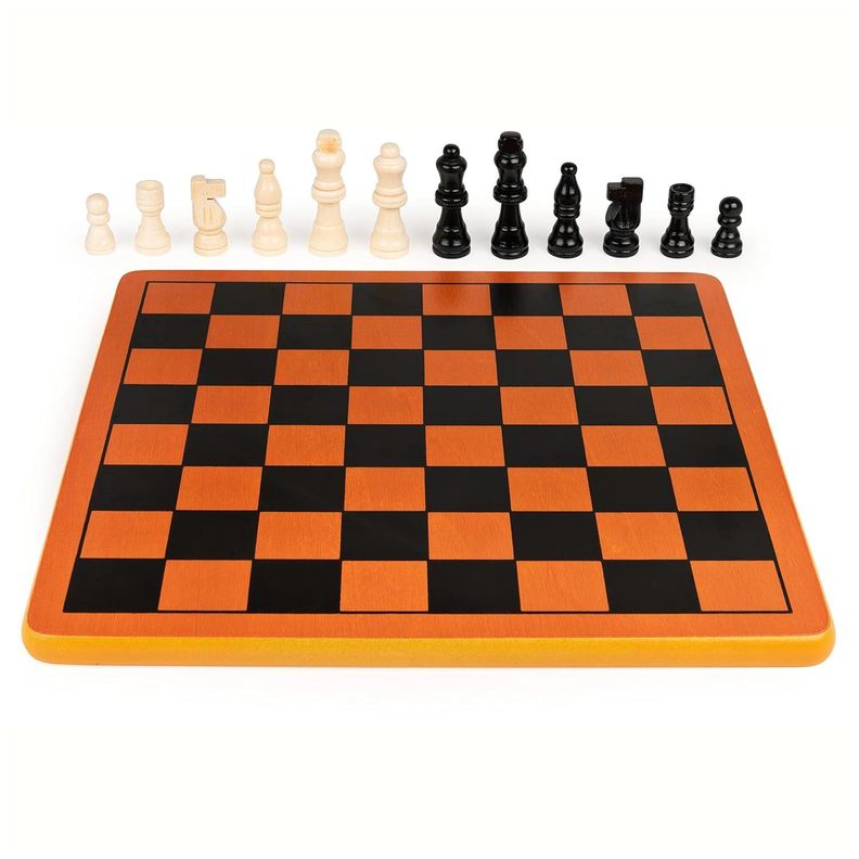 Ajedrez Clásico con Piezas de Madera - Spin Master-1