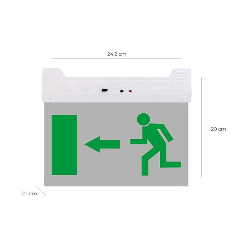 Señaletica de Emergencia LED «Ecoees Icono» 3W-1