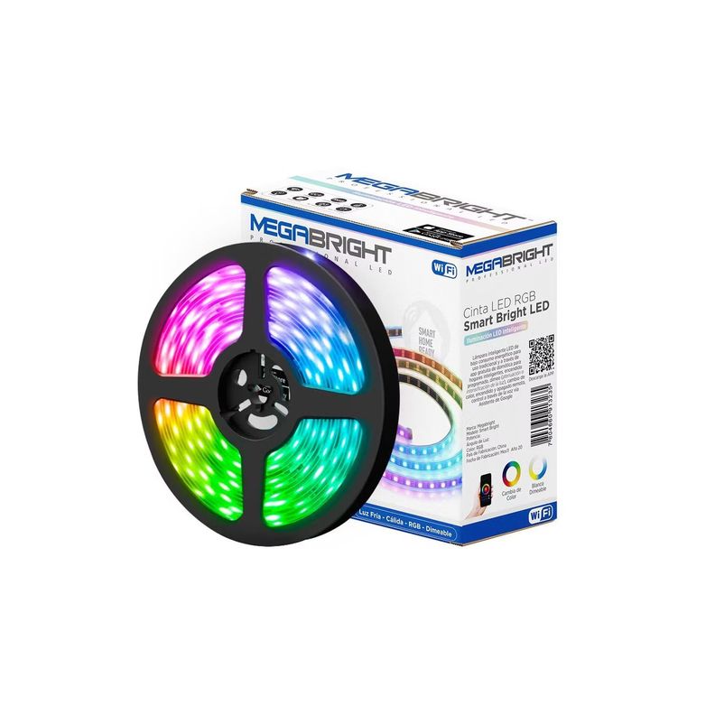 Cinta LED Smart RGB 5m + CCT Inteligente WIFI-0