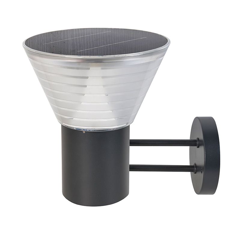 Apliqué LED Carga Solar Diseño Cono 5W Control Remoto -0