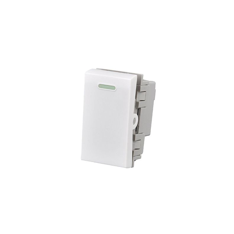 Modulo Interruptor 9/12 10A 250V Blanco-0