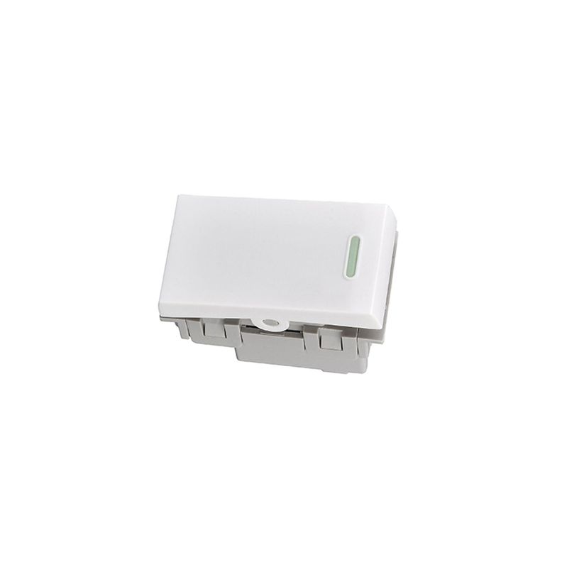 Modulo Interruptor 9/12 10A 250V Blanco-1