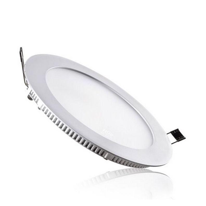Panel LED Embutido Redondo 12W Frío-0