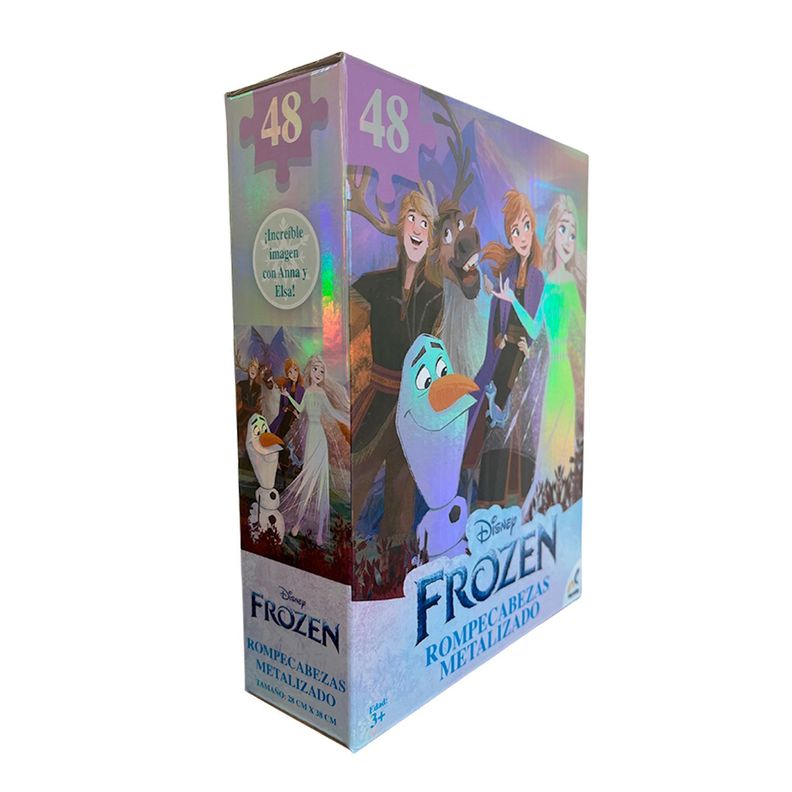 Rompecabezas Metalizado 48 piezas-Frozen-0