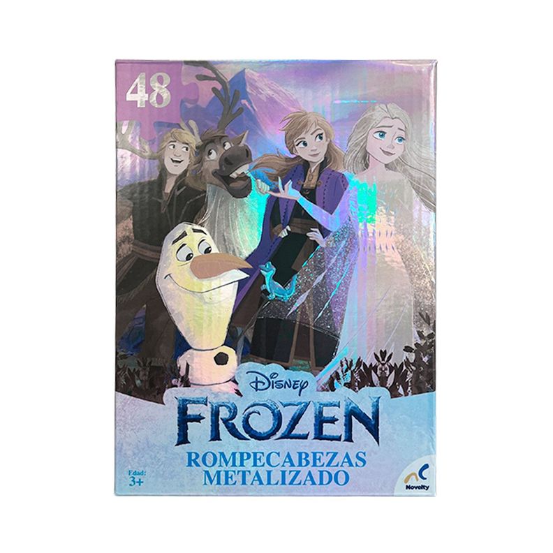 Rompecabezas Metalizado 48 piezas-Frozen-1