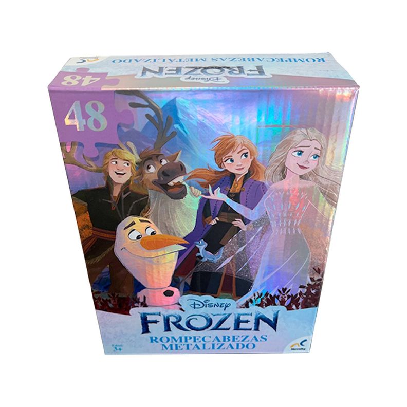 Rompecabezas Metalizado 48 piezas-Frozen-2