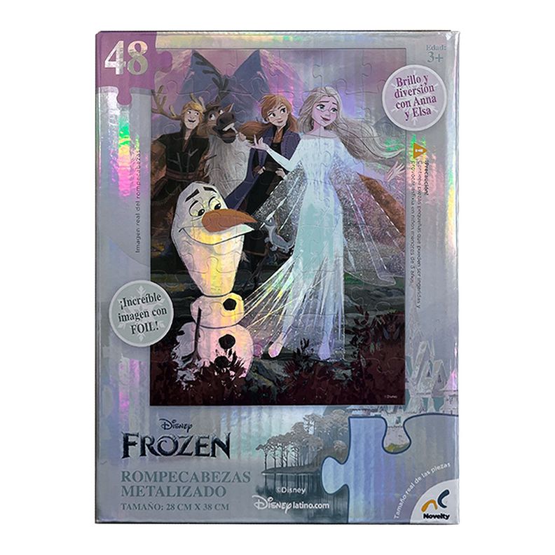 Rompecabezas Metalizado 48 piezas-Frozen-3