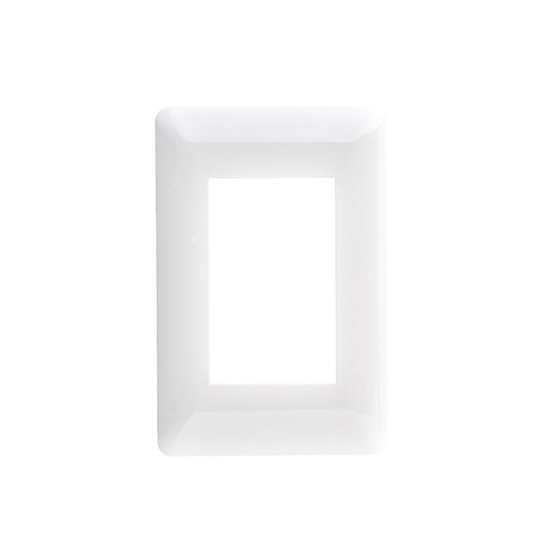 Pack 10 Placa Triple Con Soporte Blanco-2