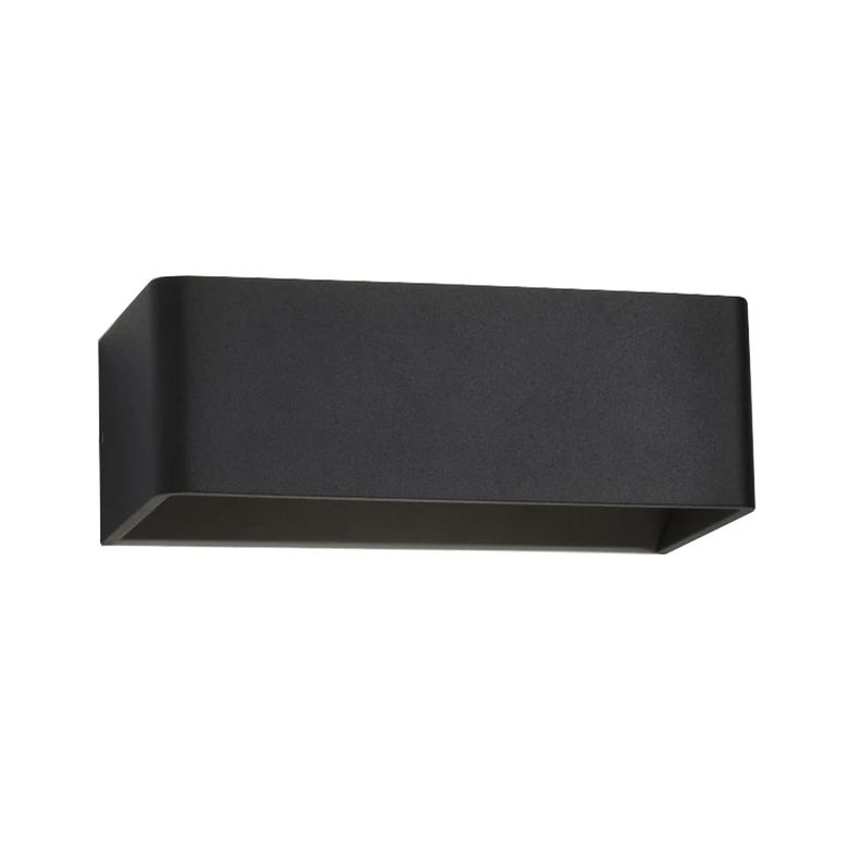Apliqué LED Decorativo Rectangular 6W Negro-0