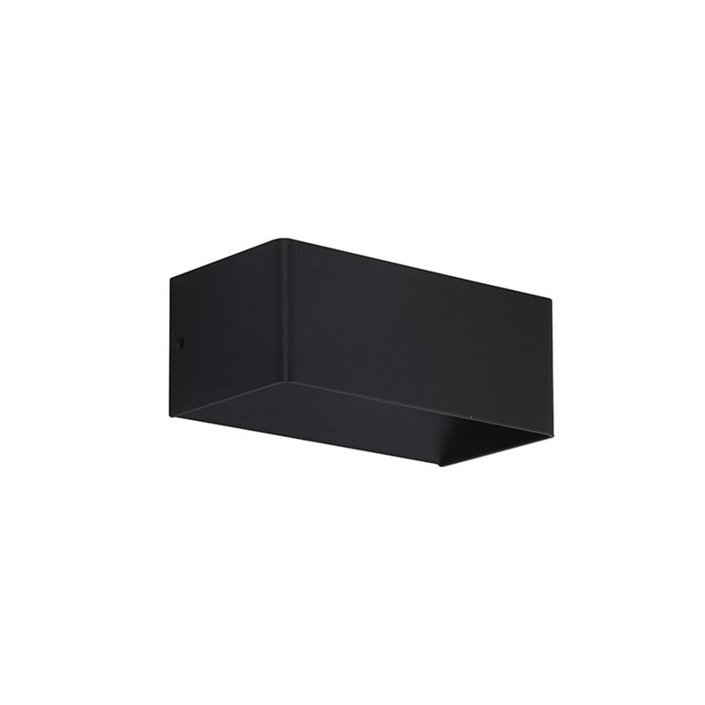 Apliqué LED Decorativo Rectangular 6W Negro-1