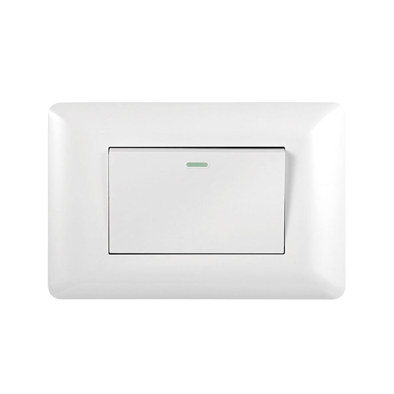 Pack 10 Interruptor Simple 9/12 10A 250V Blanco-1