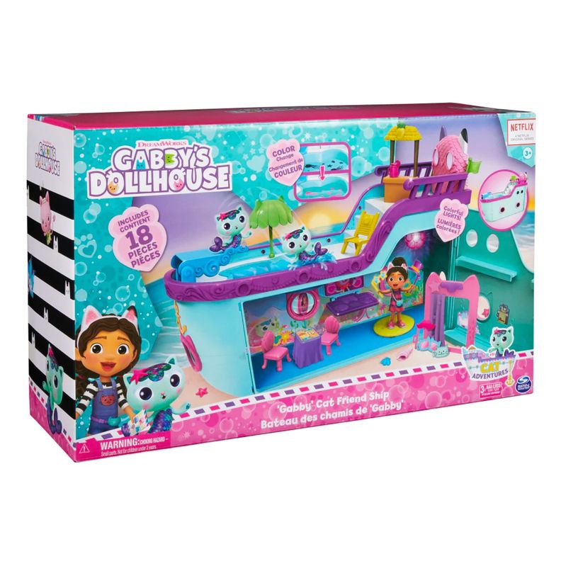 Crucero de Gabby's Dollhouse Cat Friends 18 Piezas-1