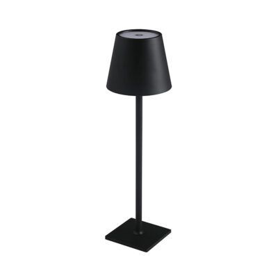 Lampara de Mesa LED táctil, inalámbrica y recargable Negro-2
