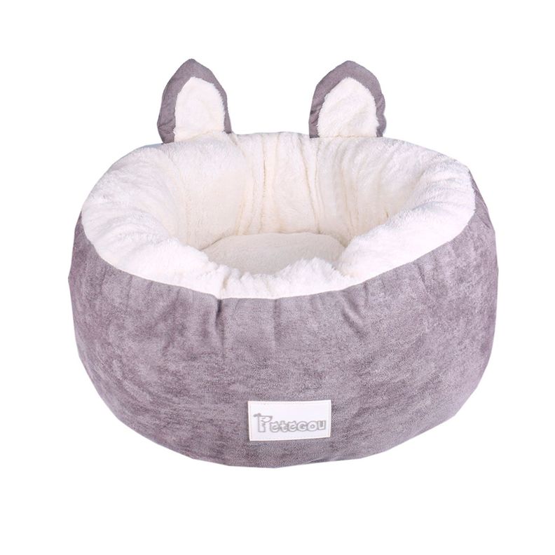 Cama Para Mascotas Diseño Orejas de Gato-1