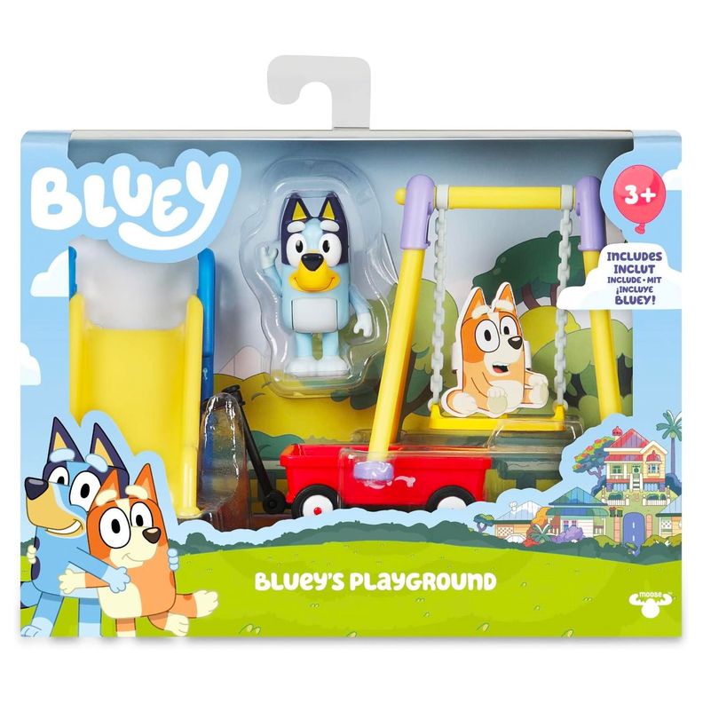 Set Mini Patio de Juegos Infantil Bluey & Family-0