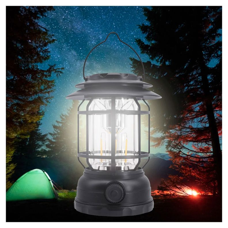 Lámpara Portátil Camping con USB y Parlante-7