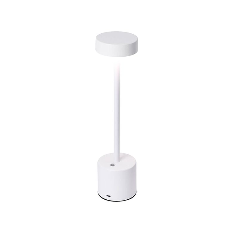 Lampara de Mesa Recargable/ Touch "Minimalista LED" Dimeable Blanco-1